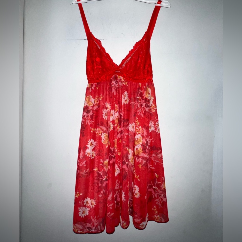 💌 NWOT Floral Teddy Slip